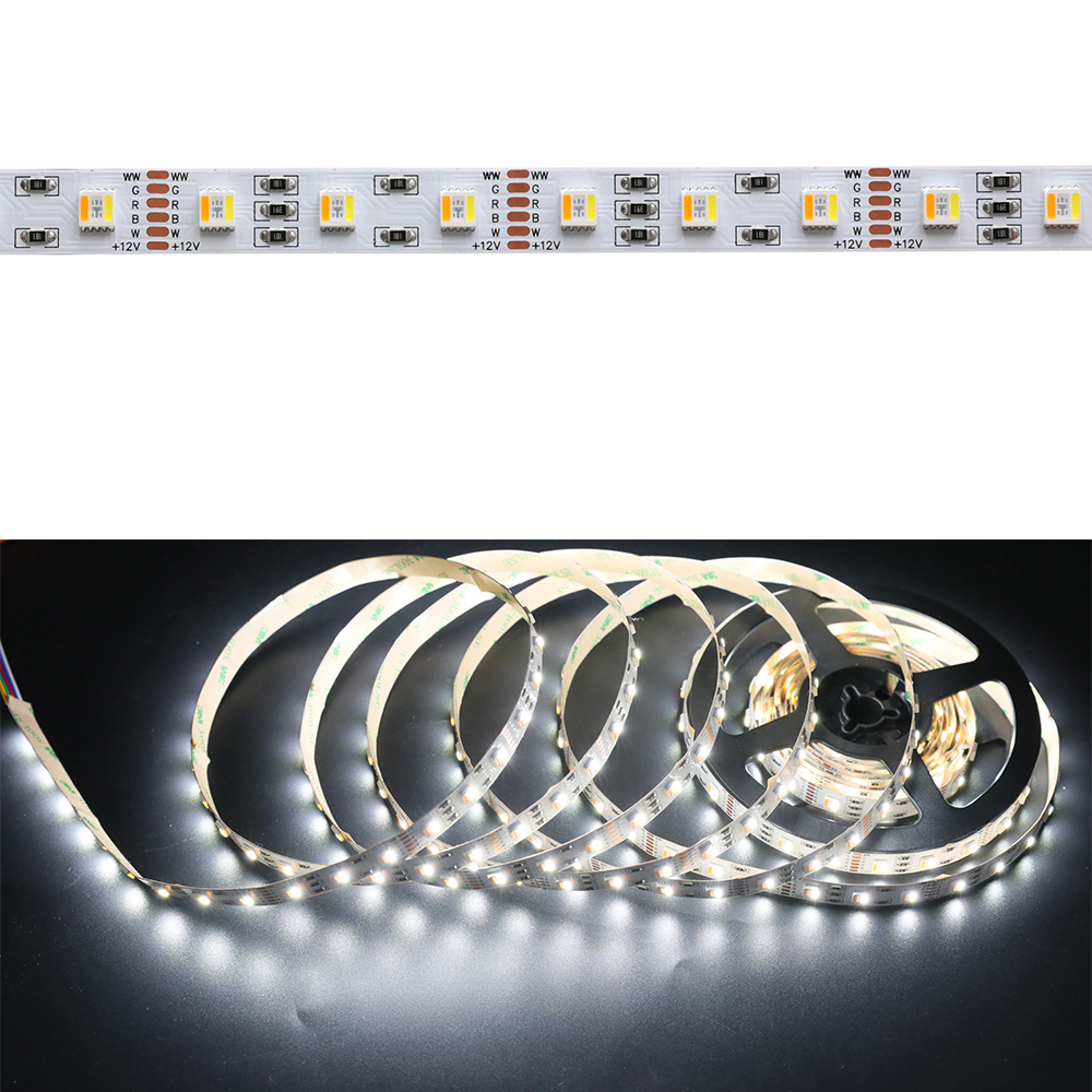 5in1 RGBCCT 5050 LED Color Changing Lights - 12mm 12V LED Strip - 60LEDs/m 5in1 RGBCCT 5050 LED Color Changing Lights - 12mm 12V LED Strip - 60LEDs/m